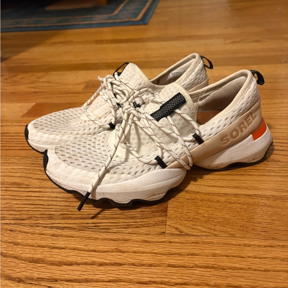Sorel Kinetic Impact Sneakers with Orange Detail